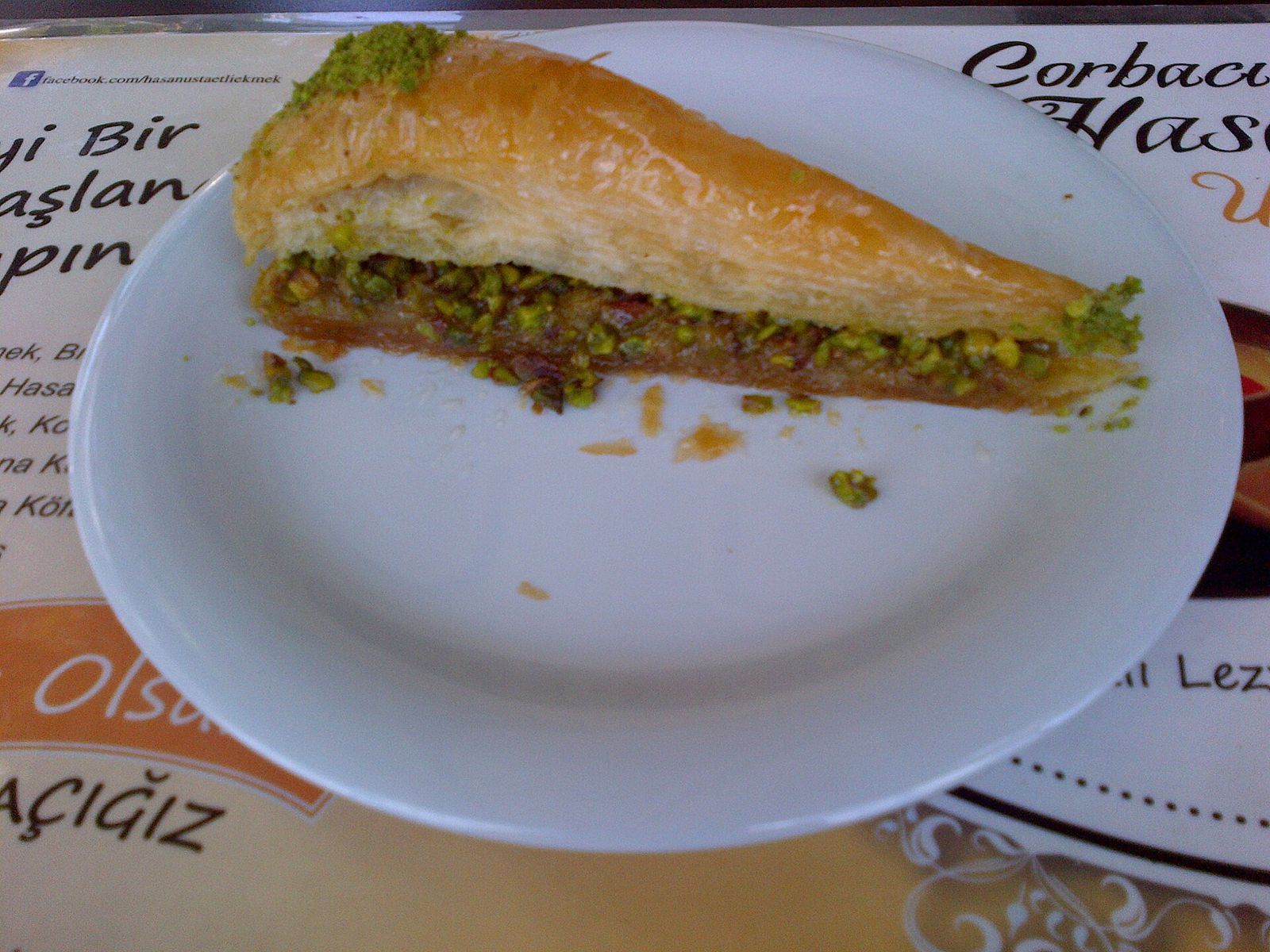 Havuç dilimi with pistachio