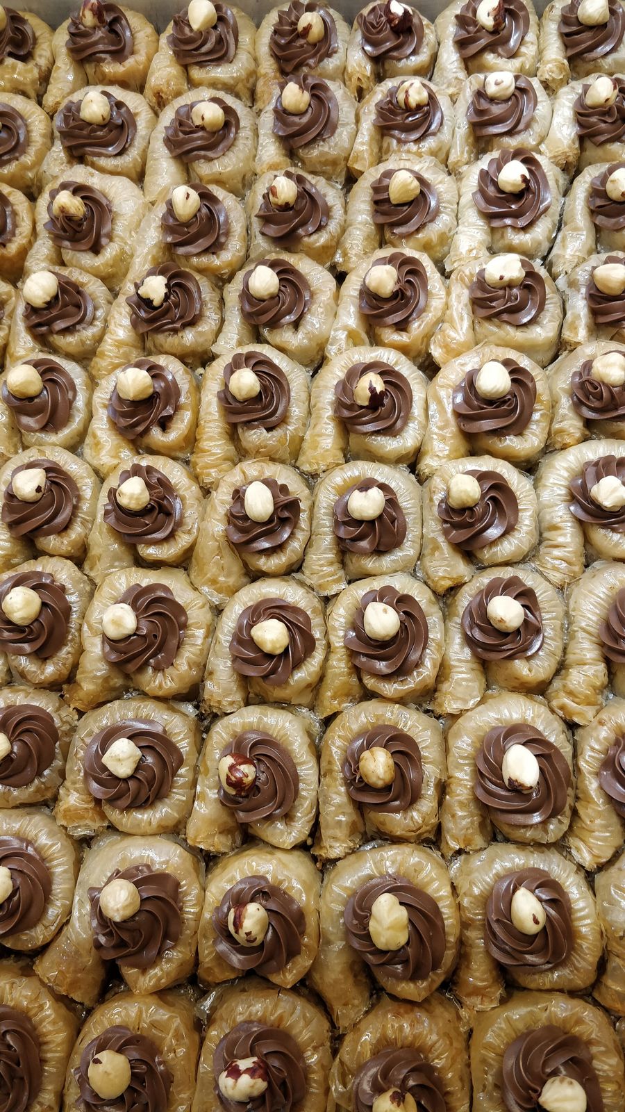 Chocolate Baklava with Pistachios